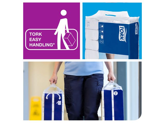 Handduk TORK Adv H2 Xpress Komp. 2400/fp